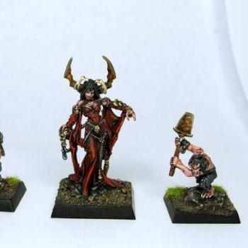 Reaper Miniatures Ghoul Queen with Servants by The_Iron_Painter