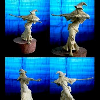 The Wizzard 90mm sculpture by Stavros Zouliatis