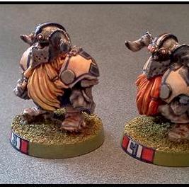 Dwarf Blood Bowl Blitzers by Lou Rollins