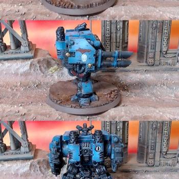 Ultramarine Dreadnought by dsrrichter