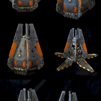 Space Wolves Drop Pod by Hiv