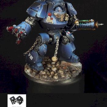 Night Lords Contemptor Dreadnought Horus Heresy by lilloser