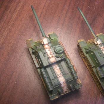 SU 100 Tank Destroyers by zorgg