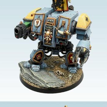 Space Wolves Dreadnought Golden Demon UK 2012 bronze winner by mrtn