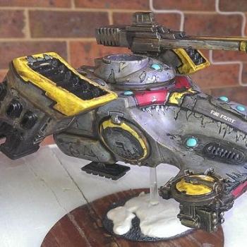 Space Wolves - Tau Allies - Hammerhead by lockyear