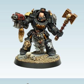 Space Wolves Terminator Wolf Priest Golden Demon UK 2012 by mrtn