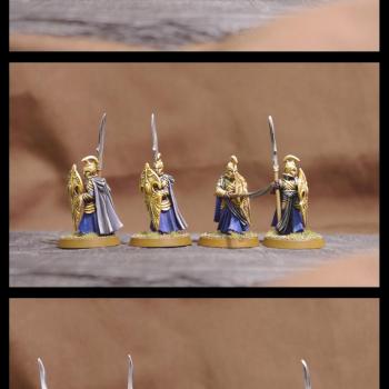 High elf warriors from LOTR by Kallfa