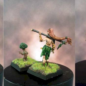 Druid and Familiar by StillLifeMiniatures