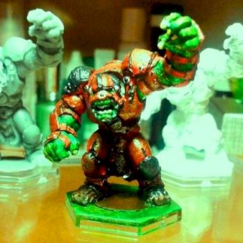 Dreadball orc guard by Dr. Nik