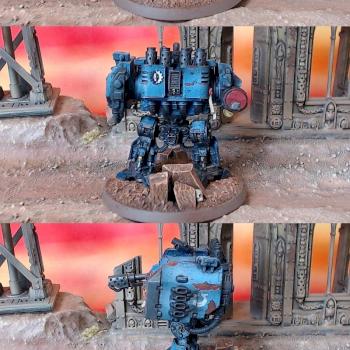 Ultramarine Dreadnought by dsrrichter