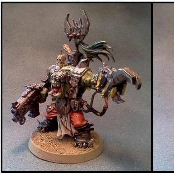 Orc Warboss by Lou Rollins