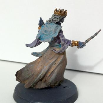 Lich with bone wand, back by Baerd