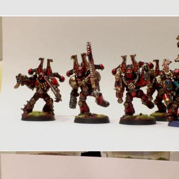 Khorne Berzerkers by The Wraithlord