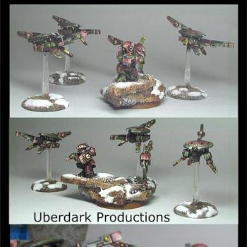 Tau Sniper Drone Team by uberdark