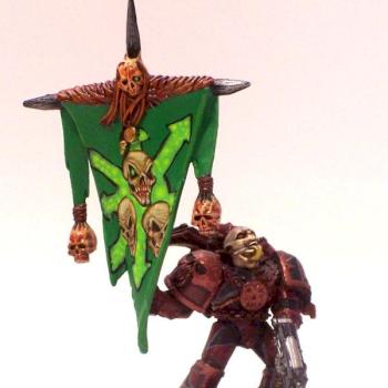 Chaos Banner Bearer by The Wraithlord