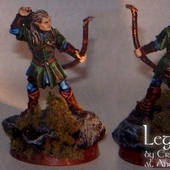 Legolas on some rock by AncientOfWar