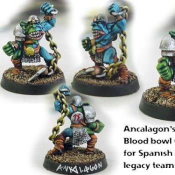 Blood Bowl goblin by Ancalagon