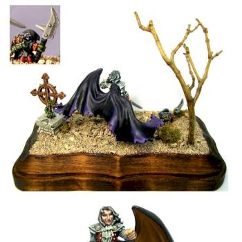 Judas Bloodspire, Vampire Prince Diorama by torifile