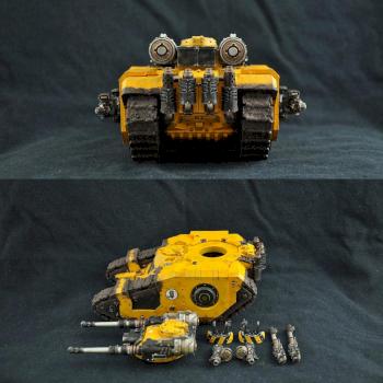 Forge World Imperial Fists Legion Sicaran Battle Tank by Lemartes