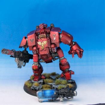 Blood Angels Redemptor Dreadnought by PowerhouseMiniatures