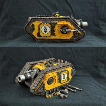 Forge World Imperial Fists Typhon Heavy Siege Tank by Lemartes