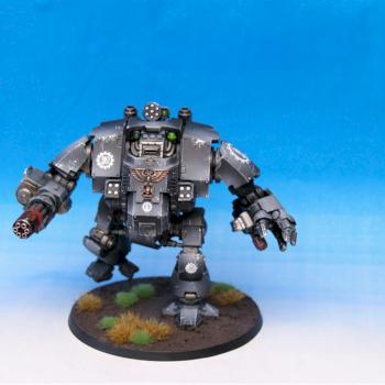 Iron Hands Redemptor Dreadnought by PowerhouseMiniatures