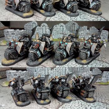 Warhammer 40k - Dark Angels Ravenwing Black Knights by Addasko