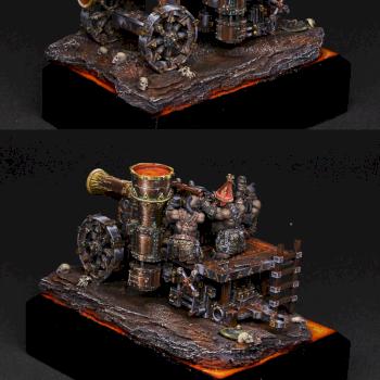 Chaos Dwarf Magma Cannon by ravenswood