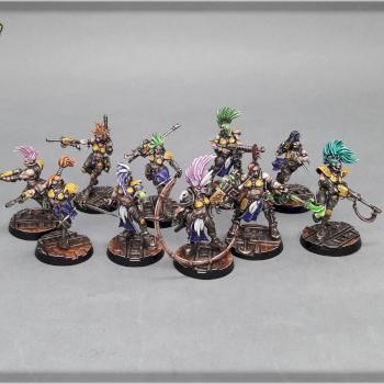 NECROMUNDA: UNDERHIVE House Esher the Carrion Queens Gang by Nazroth