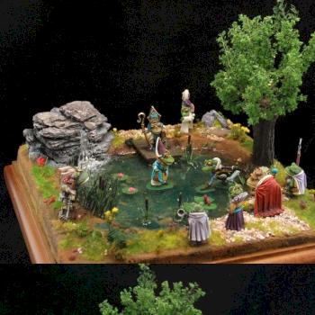 Dark Sword Frogs diorama by SzymonR