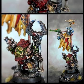 Oldhammer Ork converted Banner. by Woodstone