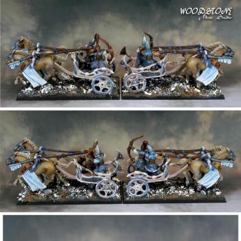 Frozen Elfs Chariots by Woodstone