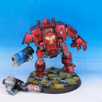 Blood Angels Redemptor Dreadnought by PowerhouseMiniatures