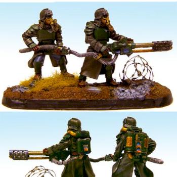 Death Korps of Krieg Grenadier Heavy Flamer Team by uzmnetosere