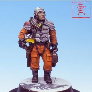 Imperial Navy Pilot- Forge world by LouW