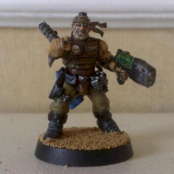 Imperial Guard Hardened Veteran Sgt. by night goblin01