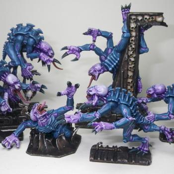 Space Hulk Genestealers. Six so far. by Hamish Longstride