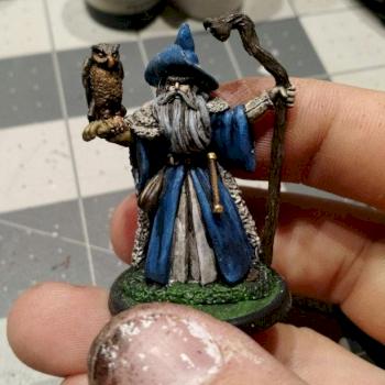 Wizard with Owl(WIP) by PlasticSurgen88