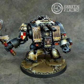 Black Templars Chaplain Dreadnought by Awaken Realms