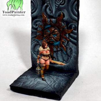 Pin-up Rawhide Dame - Kingdom death by Toadpainter