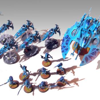 Eldar contingent by Rilian