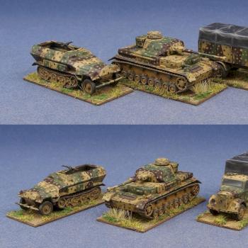 Panzer IV, Sdkfz 251 Hanomag, Opel Blitz by Toffgd