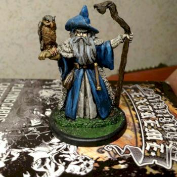 Wizard with Owl by PlasticSurgen88