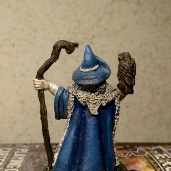 Wizard with Owl(Back) by PlasticSurgen88