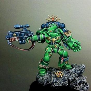 A Green Marine by ten ball