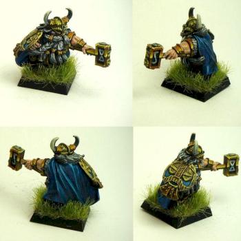 GW Dwarf Lord with Hammer and Shield by pwbinde