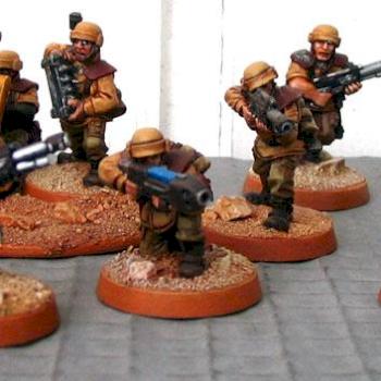 Cadian Squad A by Schattenbarde