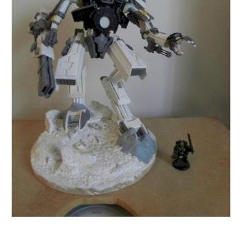 Tau Battlesuit Titian WIP by hk1x1