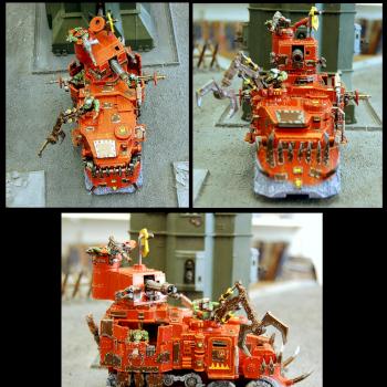 Ork Battlewagon with Top by Wizard Workshop