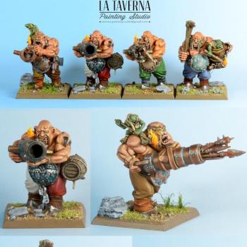 Ogre Kingdoms Leadbelchers - OGORS by Taverna Painting Studio